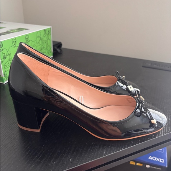 Kate Spade Black Patent Leather Flats - Picture 2 of 5